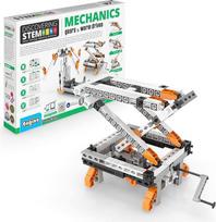 "Engino Discovering Stem Mechanics" krumpliaračių ir sliekinių pavarų rinkinys