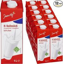 "Everyday Durable Milk H-Full Milk" 3,5% riebumo 1000 ml x 12 vnt. su "Pufai Grocery
