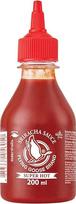 "Flying Goose Sriracha" labai aštrus aitriųjų paprikų padažas, raudona kepurėlė, prieskonių padažas iš Tailando, pakuotė po 1 (1 x 200 ml)