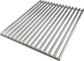 "Grillfürst" nerūdijančio plieno kepimo grotelės "Broil King Monarch" ir "Broil King Royal" - lengvai prižiūrimos kepsninės grotelės su 8 mm storio statramsčiais, 36,8 x 27 cm formato pakaitinės kepimo grotelės