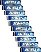 "Halls" | Gaivinamieji saldainiai be cukraus | "Halls Original Menthol Eucalyptus" saldainiai - 10 vnt. (320 g)