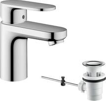 "hansgrohe Vernis Blend" praustuvas, maišytuvas su 70 mm aukščio snapeliu, su ištraukimo strypu, vandenį taupanti armatūra, chromas