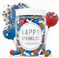 "Happy Sprinkles Paw Power" 90 g herojų pabarstukų mišinys su šokoladu, skirtas idealiam tortų dekoravimui, tinka sausainiams, ledams ir tortams (90 g)