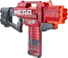 "Hasbro Nerf Mega Motostryke" variklinis 10 strėlių blasteris - yra 10 Nerf Mega strėlių ir 10 strėlių laikiklių - vaikams, paaugliams ir suaugusiesiems
