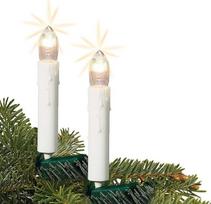 "Hellum Rippled Candle Indoor Fairy Lights" įvairių dizainų žvakių žibintai