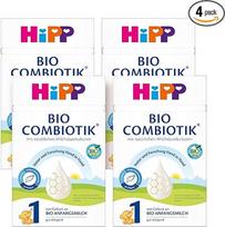 "HiPP 1 Organic Combiotics" (4 x 600 g), pradinis pienas nuo gimimo, su natūraliomis pieno rūgšties kultūromis ir švelniu ekologišku krakmolu, geriausios ekologiškos kokybės