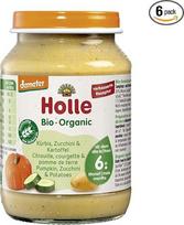 "Holle" ekologiškos bulvės, moliūgai ir cukinijos (6 x 190 g)