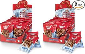 "Huober Organic Mini Pretzel", maži keksiukai porciniame maišelyje, 40 pakuočių x 40g, 800g (20 x 40g)
