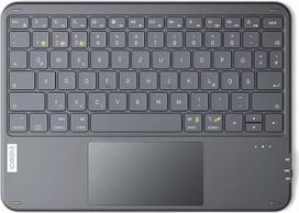 "Inateck" planšetinio kompiuterio klaviatūra su jutikliniu kilimėliu, itin lengva belaidė QWERTZ vokiška klaviatūra su jutikliniu kilimėliu, suderinama su "iPad/Tablet/Windows/Laptop/PC, KB01105
