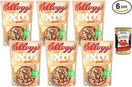 "Italian Gourmet Bundle Extra Granola Mandeln Cashews & Samen 6x 375g + Italian Gourmet Polpa Gratis - Knuspriges Frühstücks-Müsli mit Nüssen und Saaten, Granola für Milch, Joghurt, Bowl, Porridge