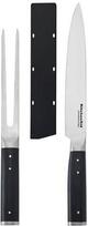 "KitchenAid" 2-jų dalių tranšėjos rinkinys, geriausiai išmanantis tranšėjos įtaisą ir tranšėjos šepetį su Edelstahl klingenais, ergonomiškas, mattschwarzen Griffen, spülmaschinenfest