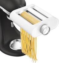"KitchenAid" 3 in 1 makaronų priedas 5KSM3PPA Makaronų volelio pjaustytuvas apima makaronų volelį, spagečių pjaustytuvą ir fettuccine pjaustytuvą Nerūdijančio plieno priedas "KitchenAid" maišytuvui