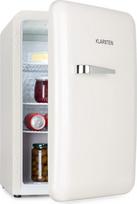 "Klarstein Audrey Mini Compact Mini Bar" laisvai pastatomas kompresinis 0-10 °C aušinimo talpos mini šaldytuvas, 70 litrų talpos, baltos spalvos