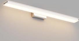 "Klighten" LED veidrodinė lempa Vonios kambarys 60 cm veidrodinė lempa 20 W vonios kambario lempa Sieninis vonios kambario šviestuvas virš veidrodžio 2000 lm 3000 K šilta balta 110 V-240 V chromas
