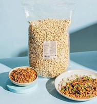 "KoRo" - ekologiški žirniai ir pupelės 1 kg - veganiška mėsos alternatyva, pagaminta iš žirnių baltymų - daug baltymų - be sojos