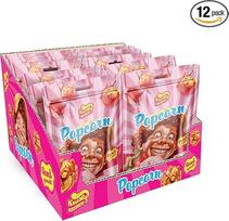 "Krusty Krunch Popcorn Value Pack", vertės pakuotė - "Smashed Strawberry", braškės - užkandis pertraukėlėms - 12 x 30 g