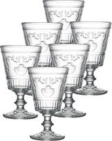 "La Rochère" degustacinė stiklinė vyno stiklinė Versalio kriauklių ornamentai 400 ml, 6 vnt.