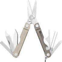 "Leatherman Micra" nerūdijančio plieno raktų pakabukas su spyruoklinėmis žirklėmis ir 9 įrankiais, žiemos rūkas