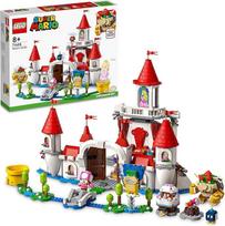 "LEGO Super Mario" grybų rūmai - praplėtimo rinkinys, žaislas, kurį galima derinti su pradiniu rinkiniu, laiko blokas su Bowserio, Liudviko, Toadetės ir Gumbos figūrėlėmis, dovana berniukams ir mergaitėms 71408