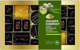 "Lühders" imbieriniai saldainiai - 250 g - imbieriniai marcipaniniai šokoladiniai saldainiai - elegantiška saldainių ir dovanų idėja