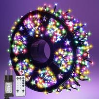 "MAGGIFT" klasterio LED pasakų žibintai Lauko 20 m 1000 LED įvairiaspalvių pasakų žibintų su kištuku / nuotolinio valdymo pulteliu / 8 režimais / laikmačiu / reguliuojamu apšvietimu, vandeniui atsparūs "Bush" pasakų žibintai, skirti vidaus lauko Kalėdų ap