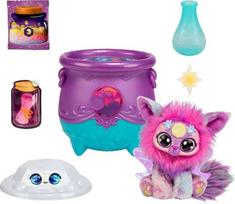 "Magic Mixies" stebuklingas katilas su krištoliniu siurprizu. Su naujomis spindinčiomis akimis! Atskleisk Mixie pliušinį gyvūnėlį iš burbuliuojančio katilo ir atrask 2 stebuklingus saulės brangakmenių siurprizus!