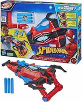 "Marvel Spider-Man Dart & Splash Nerf Blaster", "2-in-1" žaislas, šaudo strėlytes ir purškia vandenį, veiksmo žaislas vaikams kaip superherojaus kostiumo dalis vaikų gimtadienio šventėje