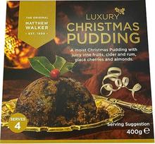 "Matthew Walker" prabangus tradicinis britiškas kalėdinis pudingas (Kalėdų pudingas) 400g x 1 vidutinio dydžio