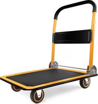 "MaxWorks 80876" sulankstomas platforminis vežimėlis Stumdomas vežimėlis 150 kg keliamoji galia 28,75" x 18,6" x 33" juodai geltonos spalvos