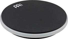 "Meinl Cymbals" dvipusis treniruoklis - 12 colių būgnų treniruoklis - silikoninė ir marmurinė pusės - būgnų priedai, juoda/pilka (MDSP12GY)