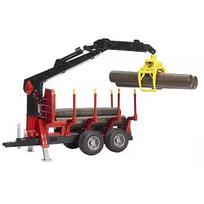 Bruder Professional Series Forestry Trailer with loading Crane and Grab (02252) 02252