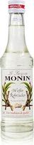 "Monin Syrup" baltasis cukranendrių cukrus (1 x 0,25 l) - cukraus sirupas kokteiliams, kavai ir arbatai - neutralus Mojito, Daiquiri, limonadui ir gėrimams saldinti