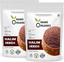 "Namo Organics" 1800 gm ekologiškų Halim Aliv sėklų valgymui ir plaukų augimui - (Super taupioji pakuotė)