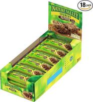 "Nature Valley" traškūs avižų dribsniai ir tamsusis šokoladas - užkandis mokyklai ir kelionėms Sveika duona Be laktozės 18 pakuočių po 42 g (756 g) - po 2 batonėlius kiekvienoje pakuotėje