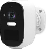 "Nedis" WIFICBO32WT "SmartLife WiFi" lauko kamera 4 MP Quad HD 1440p Baterija iki 10 mėnesių IP66 Atsparus oro sąlygoms Prožektorius Judesio aptikimas MicroSD ir debesų saugykla Balta