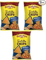 "Old El Paso Tortilla Chips" sūdyti - sūdyti tortilijų traškučiai, kepti iš kukurūzų - be glitimo - 1 x 185 g (3 vnt.)