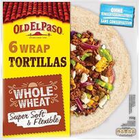 "Old El Paso Wrap Tortillas" - meksikietiškos pilno grūdo vyniotinės - 1 x 350g