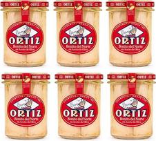 "Ortiz Bonito del Norte" baltasis tunas alyvuogių aliejuje Ispanija su FeinWert elektronine knyga (6 x 400g)