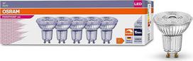 "Osram Lamps PARATHOM DIM PAR16 50 36° 4,5W/3000K GU10 šviesos diodų reflektorinės lemputės su "Retrofit" kištukiniu cokoliu, skaidrios