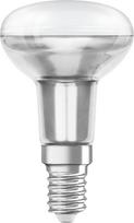"Osram Lamps LED Superstar R50", E14 lizdas, reguliuojamas apšvietimas, šiltai balta spalva, pakeičia standartinę 60 W lemputę, 36 laipsnių spindulio kampas, 6 vnt., matinė