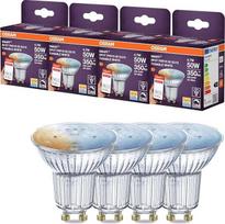 "Osram Smart LED Spot PAR16 Reflector GU10", 4,7 W, "ZigBee 3.0", derinama balta 2700-6500K, reguliuojamas apšvietimas, valdoma programėle, "Alexa