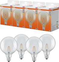 "Osram Star Globe" G125 25 siūlelis 2700K šiltai balta 1.8W E27 skaidrus 250lm 15000h pakabukas šviesos didelis rutulys dekoratyvinis LED lempa