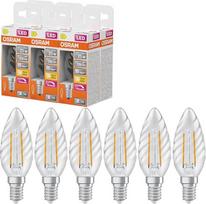 "Osram Superstar Classic BW25" kaitinamoji LED lempa 1,8 W 827, 2700 K šiltai balta, E14, skaidri, 250 lm, 15 000 h, reguliuojamas apšvietimas