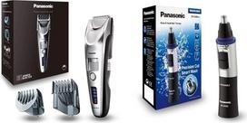 "Panasonic" aukščiausios klasės plaukų žoliapjovė ER-SC60, 39 ilgio nustatymai, 0,5-20 mm ilgio plaukų žoliapjovė, žoliapjovė vyrams, su įkrovimo stotele, linijinis variklis ir nosies / ausų plaukų žoliapjovė ER-GN-30K su akumuliatoriumi