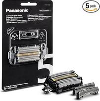 "Panasonic" WES9040Y1361 keičiamieji peiliukai ir skutimosi folija ES-LV9U ir ES-LV6U elektriniam skustuvui, 5 peiliukų sistema, pažangus japoniškas nerūdijantis plienas, atsparus vandeniui
