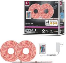 "Paulmann" 70535 "SimpLED LED Strip" išmaniųjų namų "Zigbee" RGB komplektas 10 m 26W 900lm 30LEDs/m RGB 36VA profilis, skirtas šviesos juostelėms