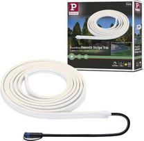 "Paulmann" 94680 "Plug & Shine" LED lauko šviesos juosta sklandžiai IP68 5 m, įskaitant 1 x 11 W reguliuojamo apšvietimo baltą plastiką 3000 K