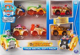 "Paw Patrol" 6058350 "True Metal" dovanų rinkinys su šešiomis metalinėmis transporto priemonėmis, anglies pluošto versija
