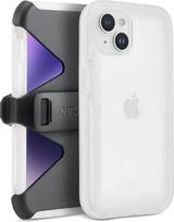 "Pelican Voyager Series" - "iPhone 14" 6,1 colio dėklas [suderinamas su belaidžiu įkrovimu] [Anti-Yellow] Patvarus tvirtas telefono dėklas su diržo spaustuku, laikikliu ir stovu [18FT Military Grade