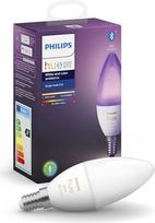 "Philips Hue" baltos ir spalvotos aplinkos E14 LED lemputės, viena pakuotė, reguliuojamas apšvietimas, iki 16 milijonų spalvų, valdomos per programėlę, suderinamos su "Amazon Alexa" ("Echo", "Echo Dot")